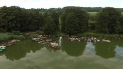 匈牙利欧尔菲湖自然风光