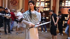 鹿晗 - 电视剧<择天记>花絮 长生片场练剑忙 自创剑法龙飞凤舞 ​​​​