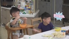 小鱼儿喝粥被捣蛋 安吉出神逻辑甩锅责任