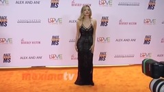 Kirsten Collins 2017 Race to Erase MS Gala Orange Carpet(