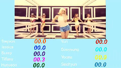 少女时代 - Hoot各成员歌词PART计时