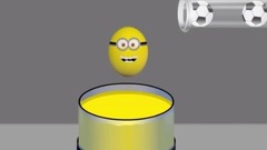 足球小猪小黄人蜘蛛侠 特技和绿巨人一起玩哦