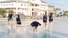 越南 女生街头跳 Seve 鬼步舞