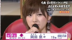 AKB48 - 第9回AKB48选拔总选举—9名 冈田奈奈