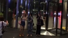 T-ARA after receiving The Show Cup but without Eun Jung