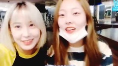 PRISTIN YuNu的练习室vlive