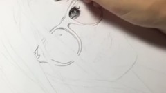 彩铅绘画艾薇儿(背景乐Bitchin' Summer)