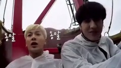 看GOT7段宜恩金有谦等成员玩转游乐园