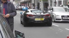 London in July 2017, the super car bugatti Chiron, TDF, 918, Veryon thevitesse.