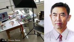 许世鸿校长 彩铅速绘手绘