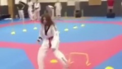 专业的跆拳道训练