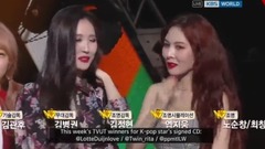 SunMi Hyuna MusicBank 善美/宣美 泫雅