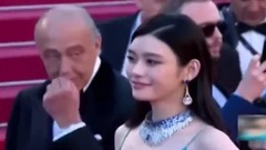 奚梦瑶戛纳性感亮相 纤腰美腿超模气场全开