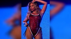 激情热舞!天后碧昂斯穿哈登球衣音乐节献唱