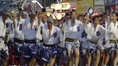 日本东京高円寺夏祭阿波舞