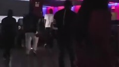 The glamorous Iverson strip shop with friends