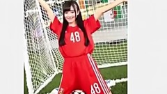四千年第一美女鞠婧祎 穿越古今化身足球宝贝