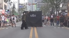 令人赏心悦目的跆拳道光复节演出