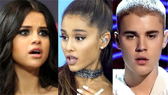 Justin Bieber,Selena Gomez,欧美群星,Ariana Grande - 【盘点】欧美大牌歌手在舞台上的忘词时刻