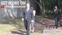 Kendall Jenner pose for a selfie with a young fan after the Bottega Veneta Show in Milan