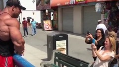 Real Life Giant Morgan Aste _ Biggest Bodybuilder Ever Trains In USA