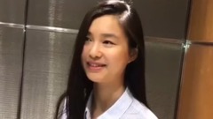 维多利亚的秘密新晋天使法籍华裔陈瑜在VS大楼接受采访