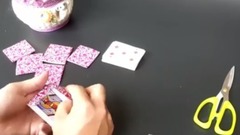 扑克做收纳盒,简单实用漂亮!看完你也会做!