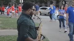 Uptown Funk Street Saxophone