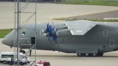 Revolutionary Airplane Propeller in Action_ Extreme Engineering Antonov An-70 Plane Taking-off