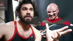 Clay Art making Freddy Krueger - Freddy chest like