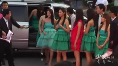 少女时代 - 少女时代参加活动,哇塞,好美的小贤和允儿,红配绿