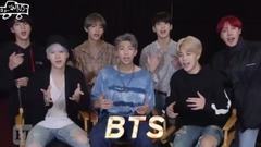 KPOP大明星BTS回答粉丝的问题 中文字幕 (WNS中字)