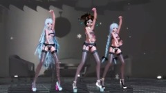 初音未来,巡音流歌,音乐短片,舞蹈视频,洛天依 - MmD【喵喵DI时代RV20-M4】Telephone_性感金陵十二钗高热舞秀(M20生日特别本)