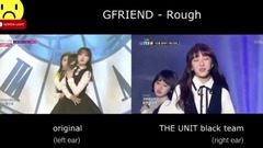 韩国综艺,GFriend - The Unit  Rough表演与原版对比(GFriend)