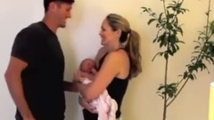 原来孕妇的肚子是这样大的 全归功与爸爸的辛勤劳动啊