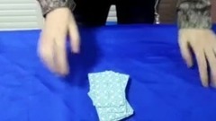 袖箭变牌手法扑克袖箭一进一出教学 扑克牌滑袖技巧视频