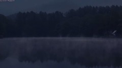 曽原湖的朝霞与日落