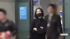 少女时代,允儿(少女时代) - YOONAYA独家 林允儿 仁川机场回国 饭拍版 17/12/09