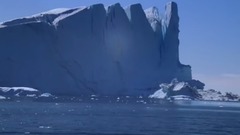 南极绝美冰山风景