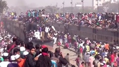 拥挤 疯狂 孟加拉和印度火车 - 极速之旅