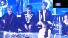 IU,WANNA ONE对防弹少年团 春日 表演的反应