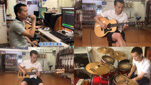  - 听到旋律你会哼几句的粤语经典，小哥一人乐队《千千阙歌》好听！