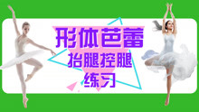  - 芭蕾抬腿控腿基本练习