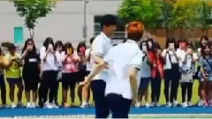 南柱赫 - 学校2015拍摄现场