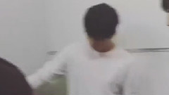 福冈机场送机 打哈欠的明洙