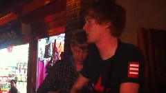 丽江街头的外国艺人