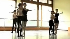 俄罗斯Bolshoi芭蕾舞学校6年级双人舞课堂