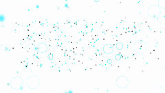 水面映照的白色月亮