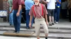 Grandpa Shufflin'!