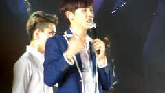 灿烈说谢谢,我爱你们